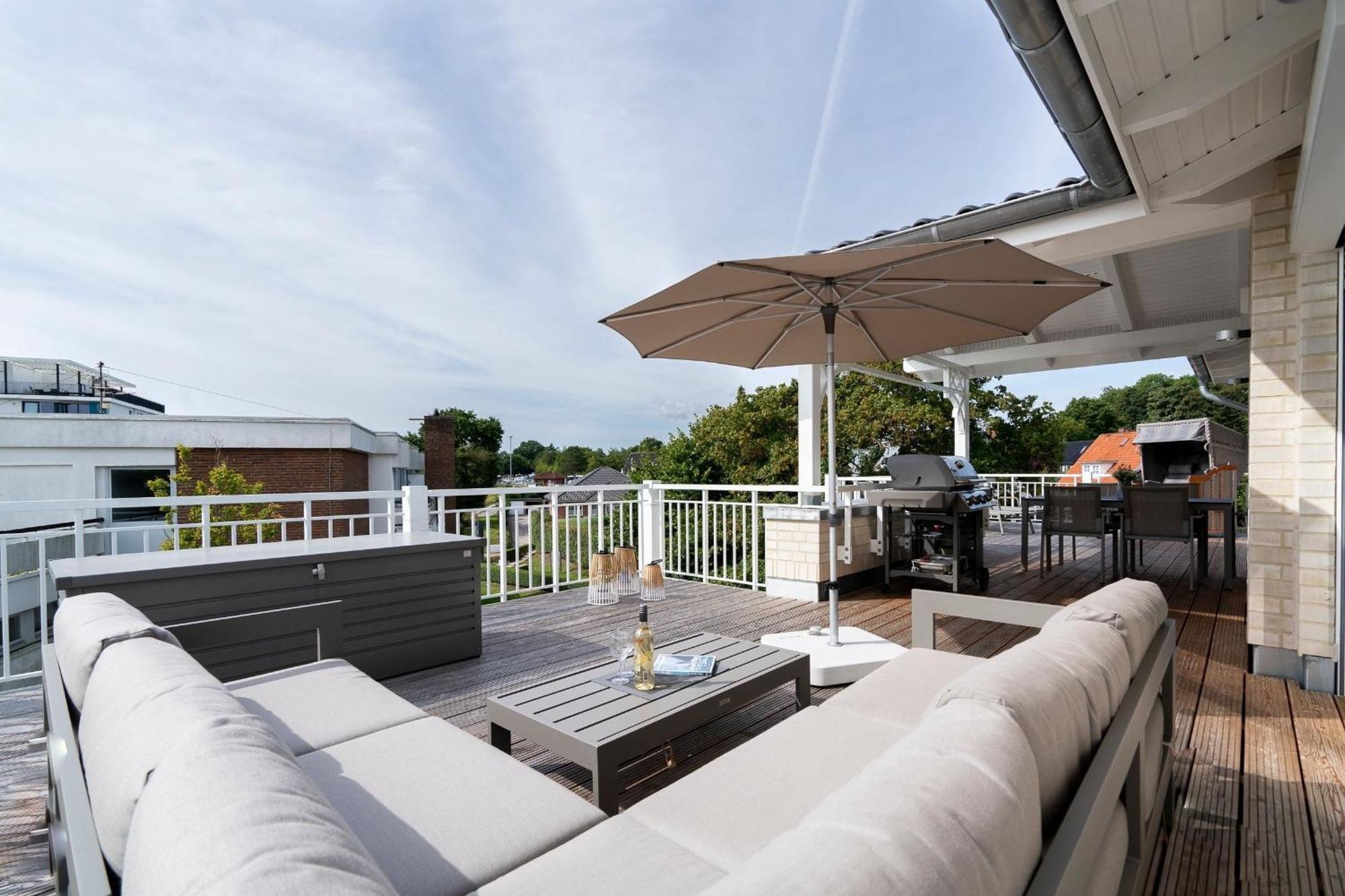 格洛米茨Wicheldorfstrasse 48A Penthouse Am Kurpark公寓 外观 照片